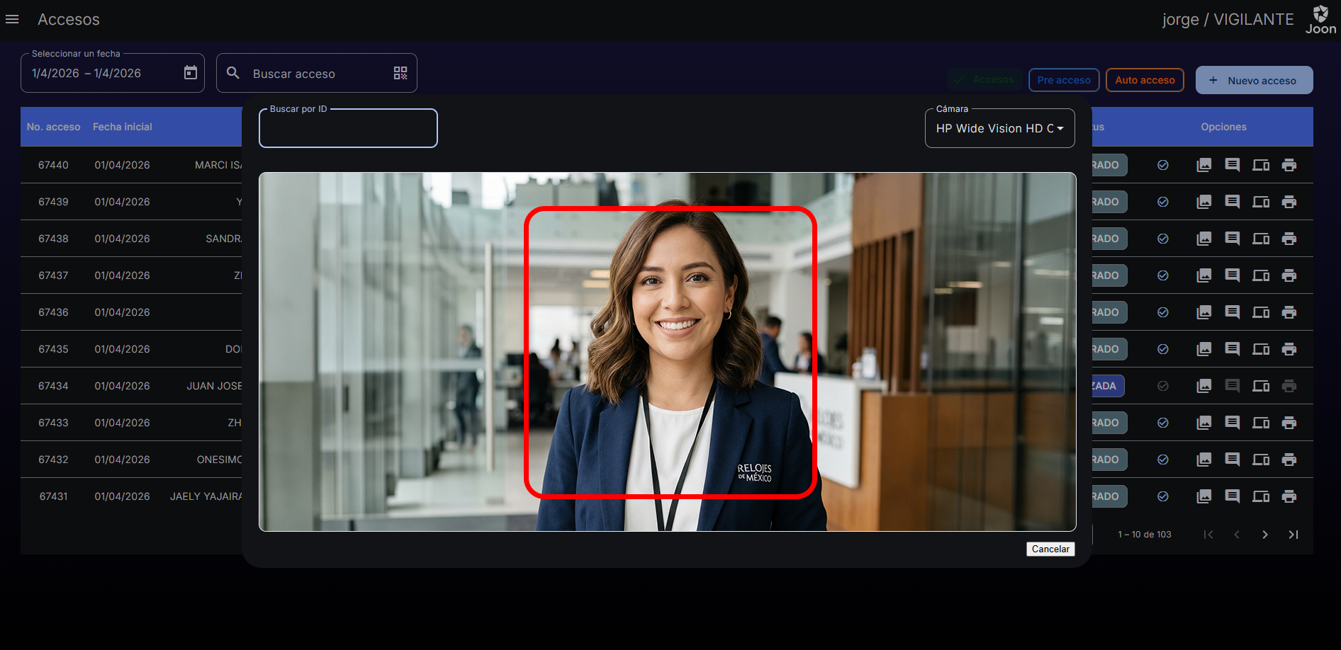 Validación visual